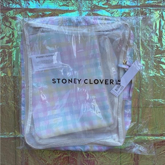 Stoney Clover Lane Bags Stoney Clover Lane Rainbow Gingham Nylon
